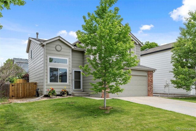 11188 Latigo Ln, Parker, CO 80138 - view of front of property with driveway, a garage, and entry steps