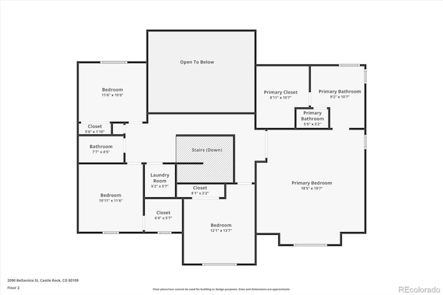 2090 Bellavista St, Castle Rock, CO 80109 - property floor plan