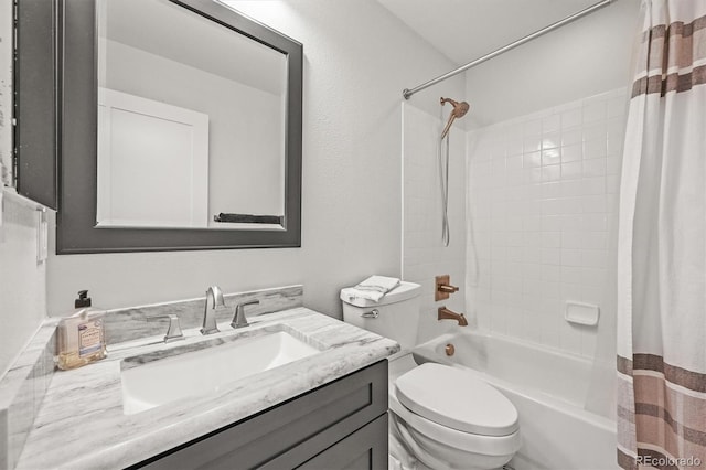 2090 Bellavista St, Castle Rock, CO 80109 - full bath featuring shower / bath combination with curtain, vanity, and toilet