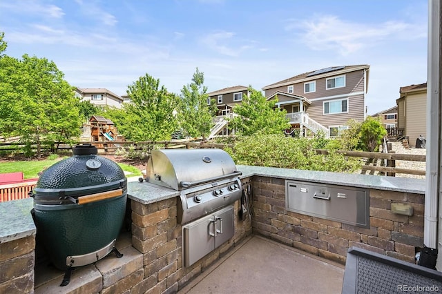 2090 Bellavista St, Castle Rock, CO 80109 - view of patio / terrace featuring a residential view