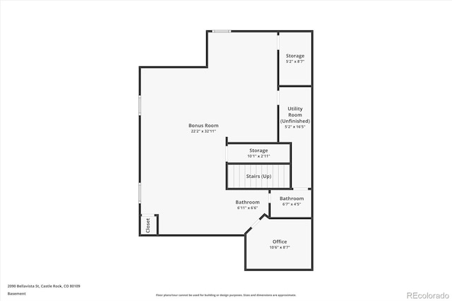 2090 Bellavista St, Castle Rock, CO 80109 - property floor plan