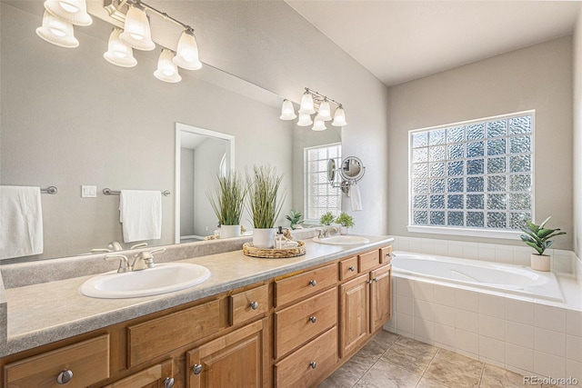 149 Walters Creek Dr, Monument, CO 80132 - full bath with double vanity and a garden tub