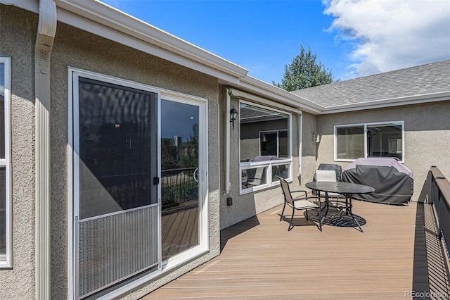 149 Walters Creek Dr, Monument, CO 80132 - deck featuring a grill