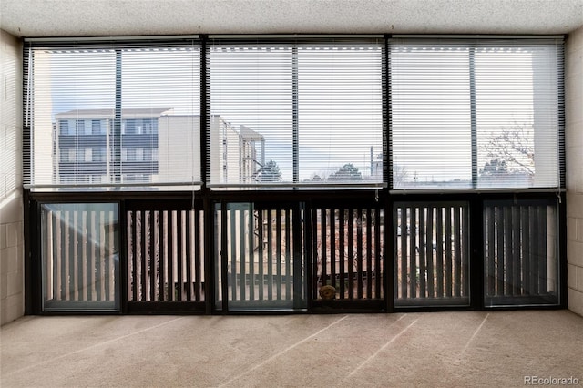 unfurnished sunroom with plenty of natural light