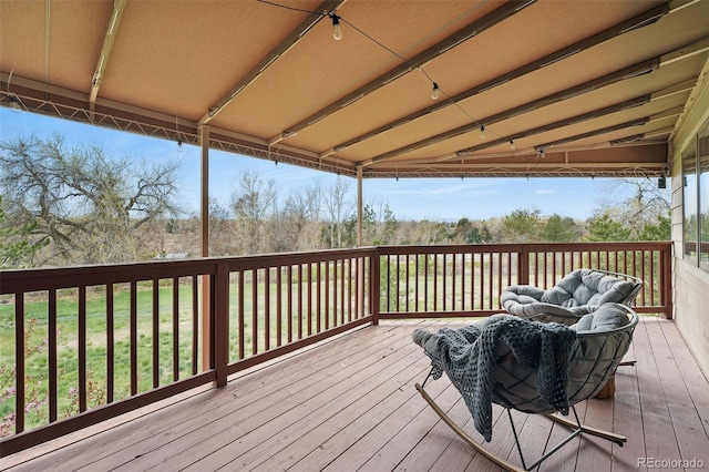 4212 E Orchard Pl, Centennial, CO 80121 - wooden deck with an outdoor living space