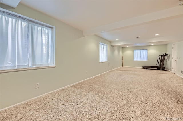 9627 Franklin St, Thornton, CO 80229 - basement featuring recessed lighting and carpet floors