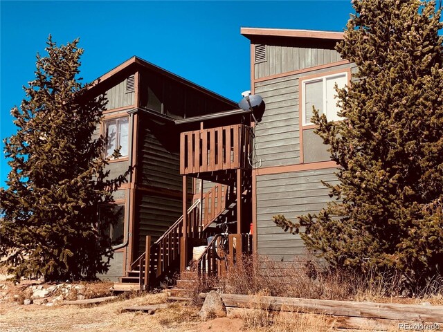290 Castello Ave, Fairplay, CO 80440 - view of property exterior with stairway