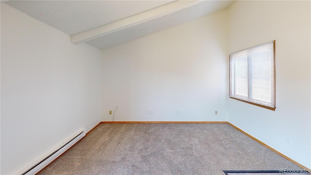 290 Castello Ave, Fairplay, CO 80440 - empty room with a baseboard radiator and carpet