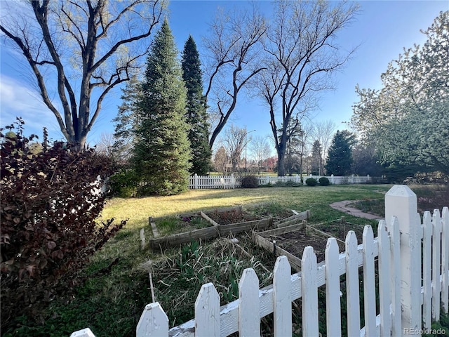 6375 E 6th Avenue Parkway, Denver, CO 80220 - fenced yard featuring a garden
