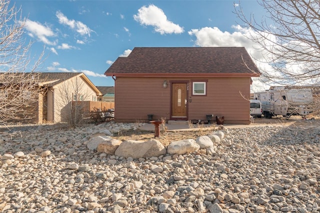 view of rear view of house