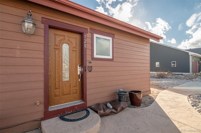 view of property entrance