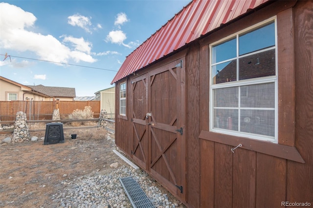 view of outbuilding