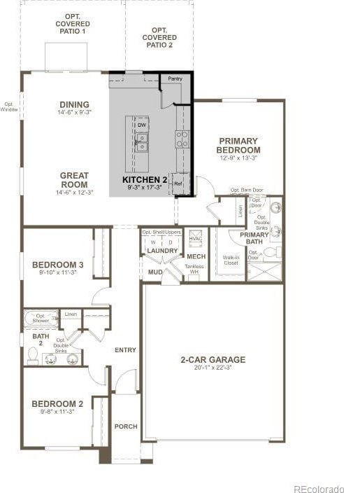 6606 N Nepal St, Aurora, CO 80019 - floor plan / room layout