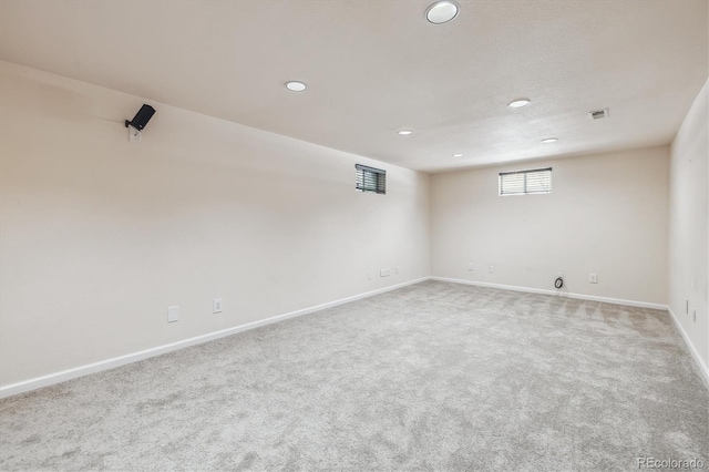 8445 Lamar Dr, Arvada, CO 80003 - unfurnished room with recessed lighting and carpet