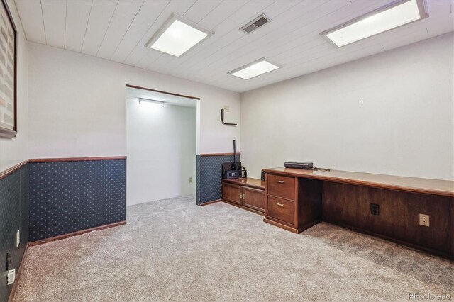 8445 Lamar Dr, Arvada, CO 80003 - unfurnished office featuring wainscoting and carpet flooring