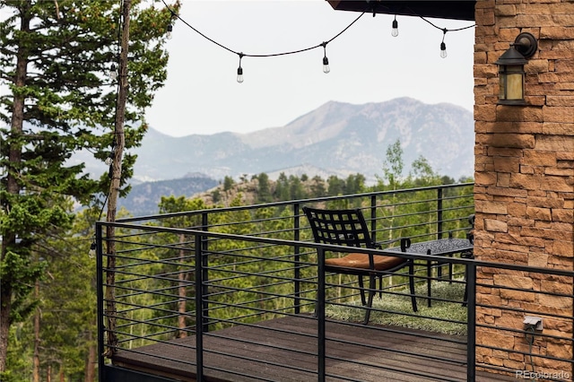 116 Ramona Rd, Golden, CO 80403 - balcony featuring a mountain view
