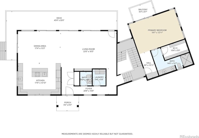 116 Ramona Rd, Golden, CO 80403 - home floor plan