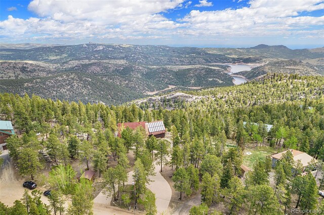 116 Ramona Rd, Golden, CO 80403 - aerial view of property's location with mountains
