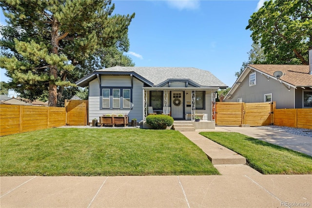 4312 Xavier St, Denver, CO 80212 - bungalow featuring a porch and a gate