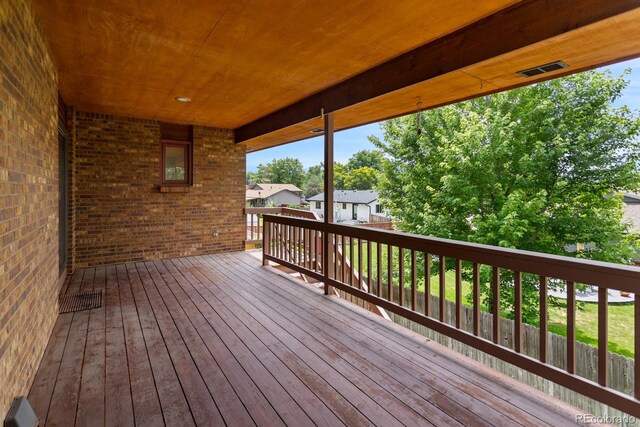 11686 W 74th Way, Arvada, CO 80005 - deck with a residential view