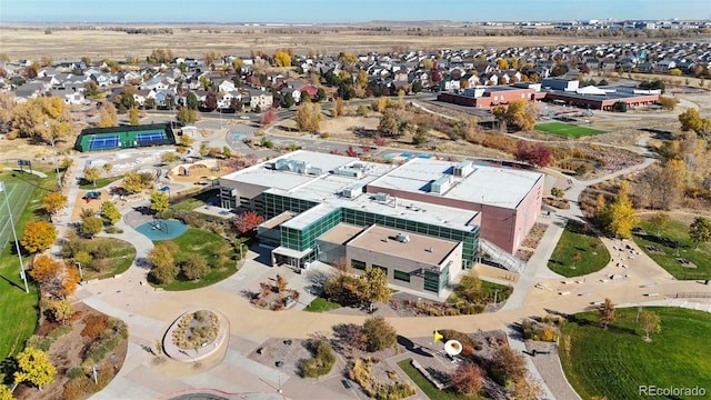 drone / aerial view featuring a residential view