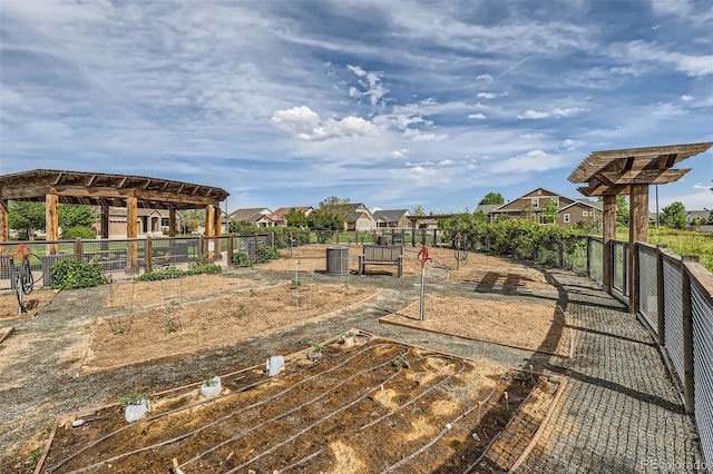 5495 Espana Ct, Denver, CO 80249 - view of yard with a garden and a residential view