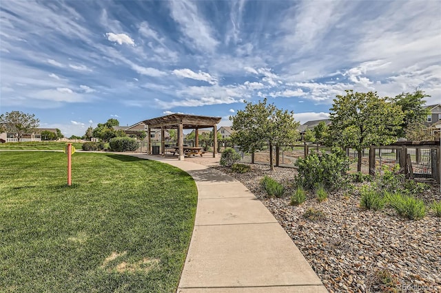 5495 Espana Ct, Denver, CO 80249 - view of property's community with a gazebo