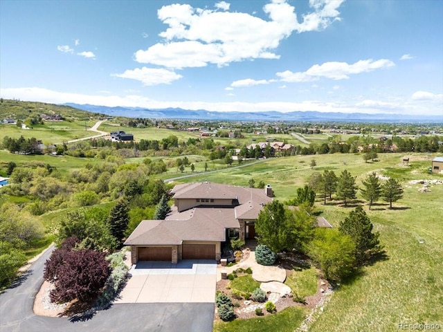10370 Grande Vista Ct, Lone Tree, CO 80124 - view from above of property featuring mountains