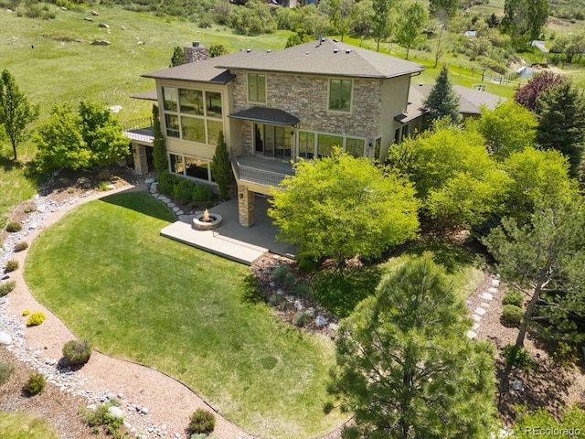 10370 Grande Vista Ct, Lone Tree, CO 80124 - view from above of property