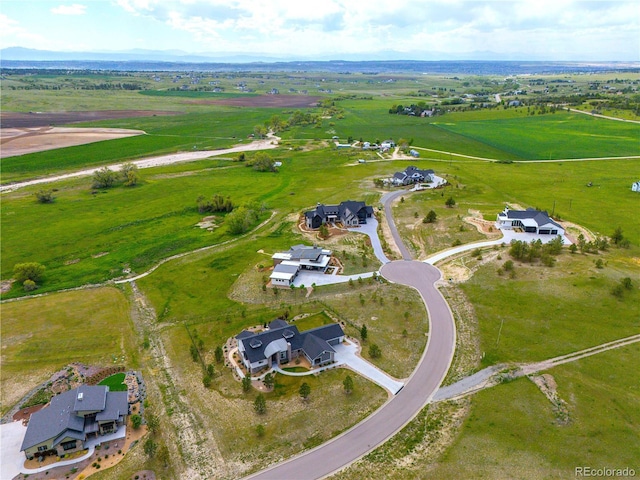 3125 Red Kit Rd, Franktown, CO 80116 - aerial view of property's location featuring rural landscape