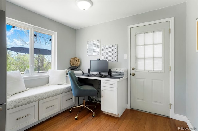 978 Mercury Cir, Lone Tree, CO 80124 - office area with light wood-style floors