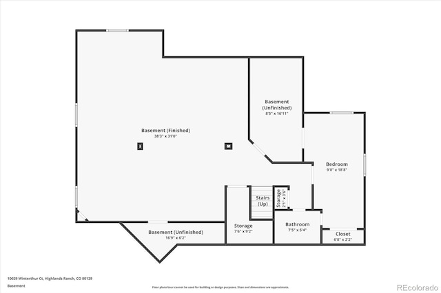 10029 Winterthur Ct, Highlands Ranch, CO 80129 - plan
