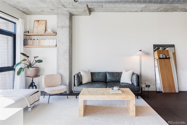 view of living area
