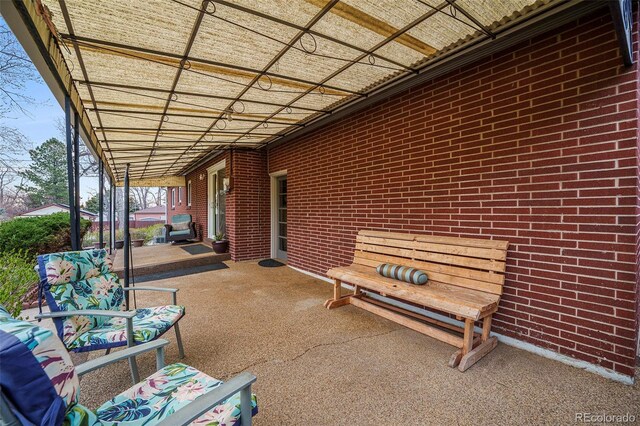 view of patio