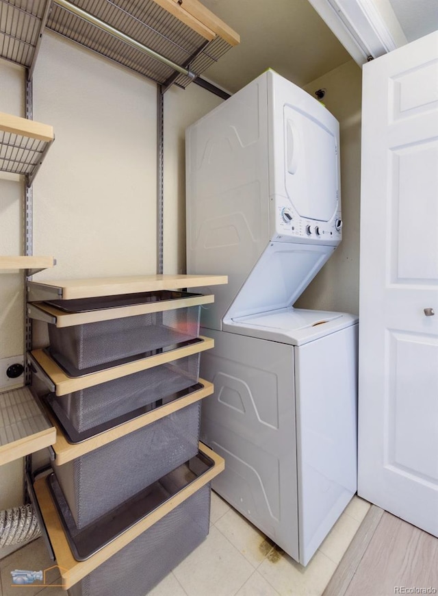 2428 W 82nd Pl Unit 3G, Westminster, CO 80031 - washroom with stacked washer / drying machine
