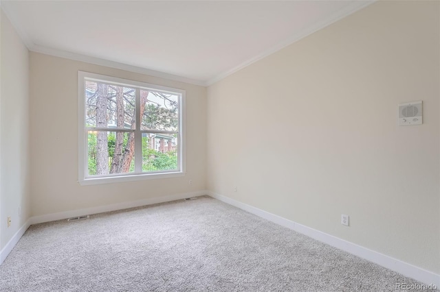 22019 E Arbor Dr, Aurora, CO 80016 - unfurnished room featuring ornamental molding and carpet