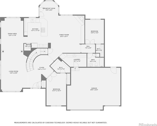 22019 E Arbor Dr, Aurora, CO 80016 - view of home floor plan