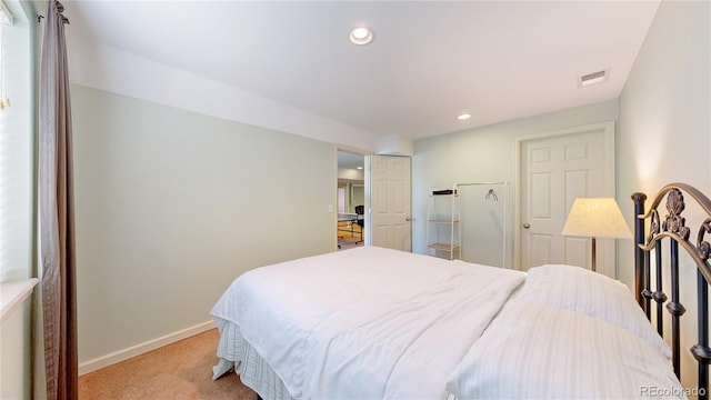 14833 Vine St, Thornton, CO 80602 - bedroom featuring light colored carpet, baseboards, and recessed lighting