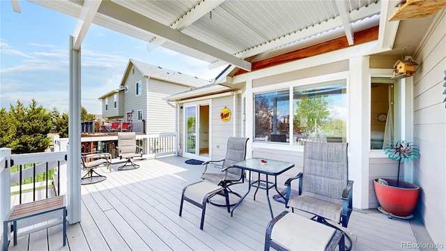 14833 Vine St, Thornton, CO 80602 - view of wooden deck