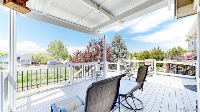 14833 Vine St, Thornton, CO 80602 - view of wooden terrace
