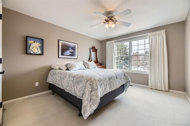 2522 W Dry Creek Ct, Littleton, CO 80120 - carpeted bedroom with baseboards and ceiling fan
