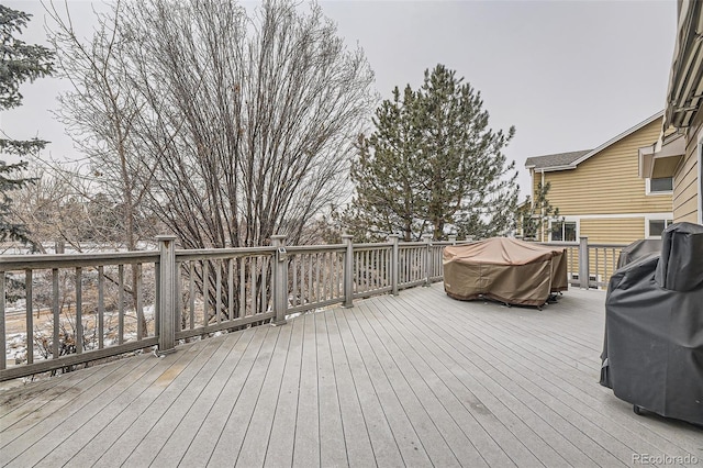 2522 W Dry Creek Ct, Littleton, CO 80120 - view of wooden terrace