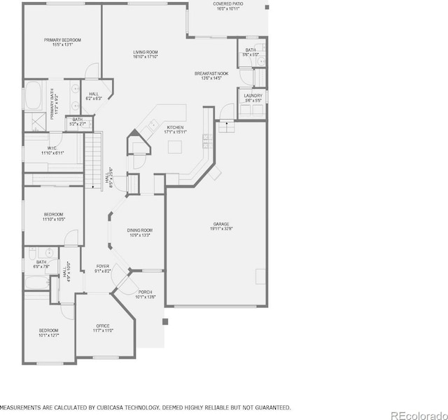 13385 Jasmine St, Thornton, CO 80602 - floor plan / room layout