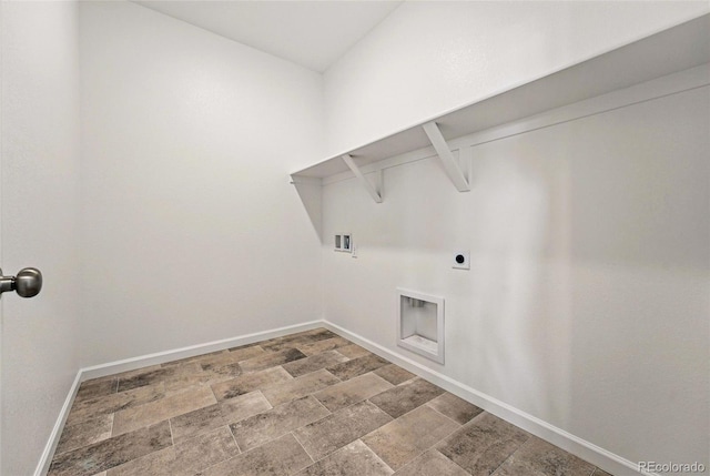 3401 N Denali St, Aurora, CO 80019 - laundry room featuring hookup for a washing machine, baseboards, and hookup for an electric dryer