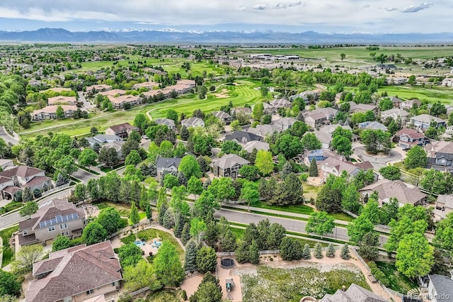 14118 Whitney Cir, Broomfield, CO 80023 - aerial view of residential area with a mountainous background