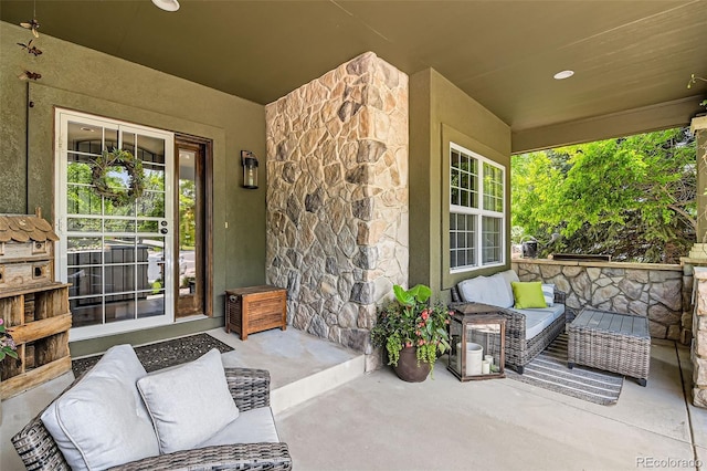 14118 Whitney Cir, Broomfield, CO 80023 - covered porch featuring outdoor lounge area