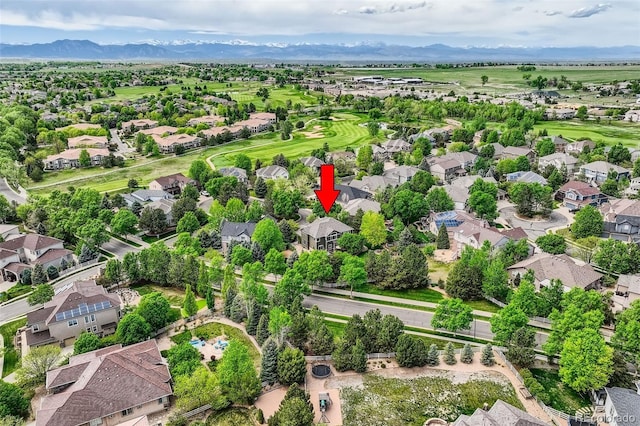 14118 Whitney Cir, Broomfield, CO 80023 - aerial perspective of suburban area featuring mountains