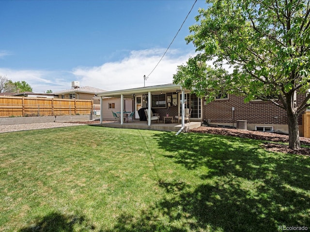 back of property with a patio area