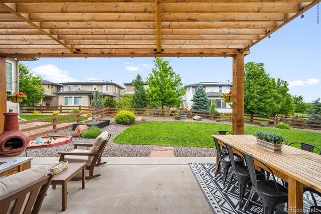 9567 Juniper Way, Arvada, CO 80007 - view of patio / terrace with outdoor dining area