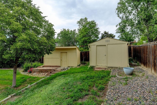 9766 Fillmore St, Thornton, CO 80229 - view of shed with a fenced backyard